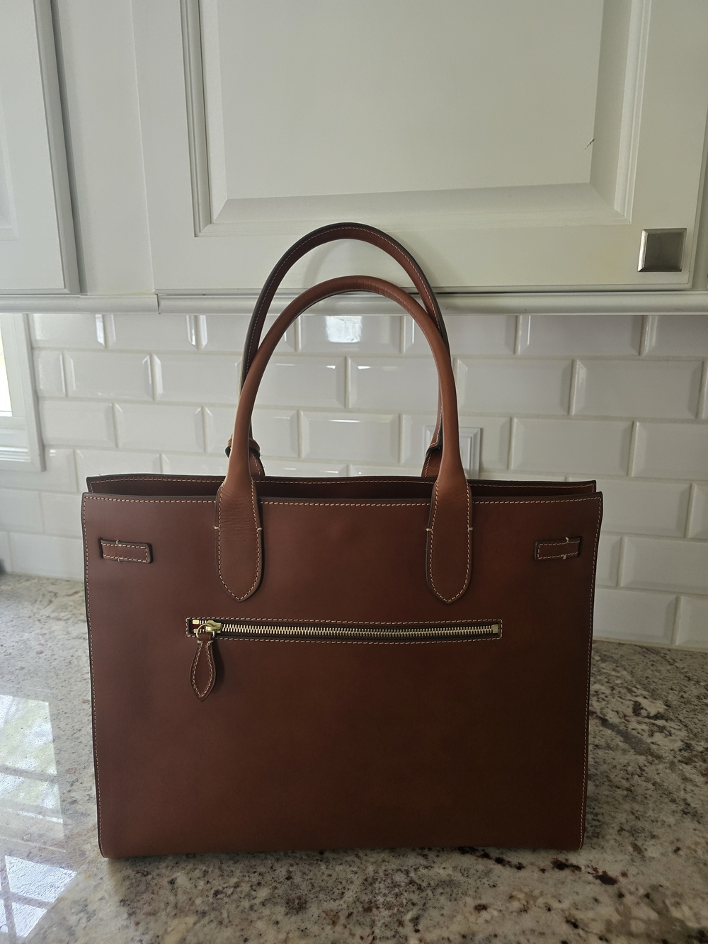 NWOT Dooney & Bourke Alto Tassel Tote - Tobacco Brown - Picture 6 of 16